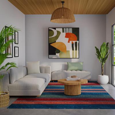 NAVATEXTURA Southwestern Tribal Striped Rug