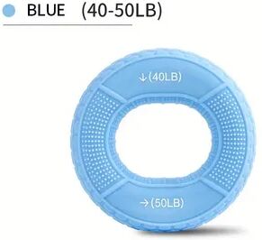 Multisell Products Hub Increase Muscle Power With Strength Hand Grip Ring For Fitness sky Blue