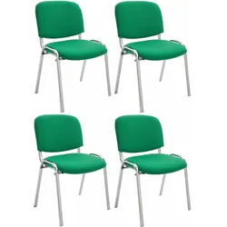 CLP 4er Set Stühle Ken C Stoff   Farbe: grün