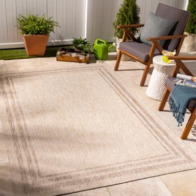 Teppich LIVABLISS "LENON", beige, B:200cm H:4,1mm L:275cm, Polypropylen, Teppiche, Teppich