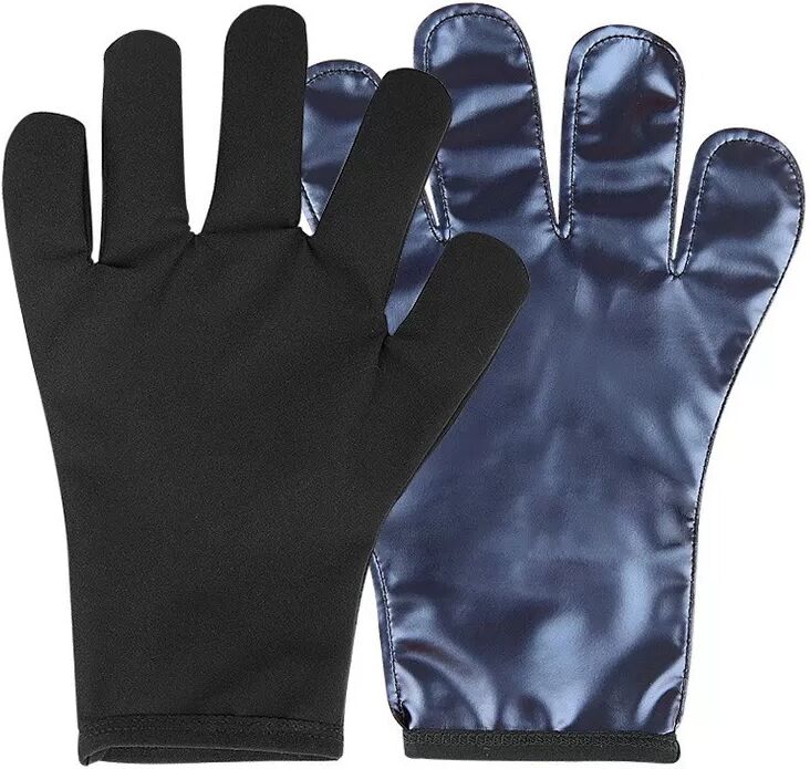 INF Sauna-Handschuhe mit schweißverstärkender Beschichtung, Hand-Schutz für das Training Blau