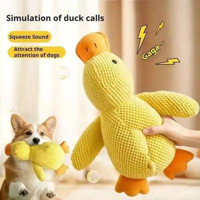 Inspire Essentials QuackBuddy Plush Duck Dog Toy 7