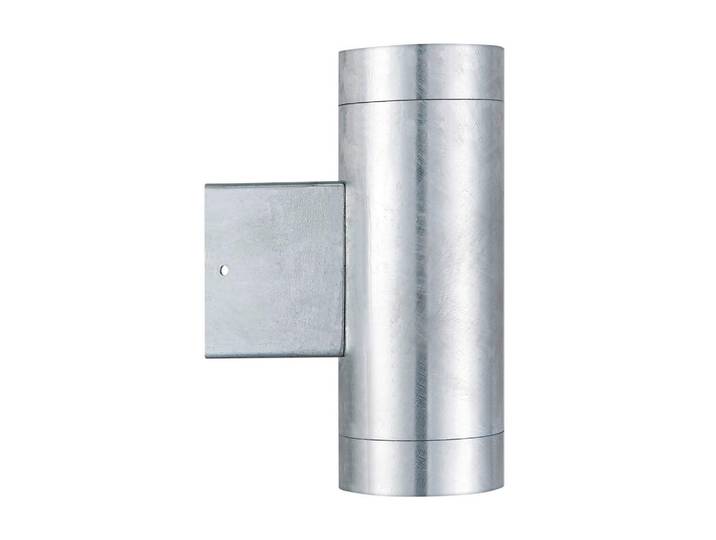 Nordlux Aussenwandleuchte, Zinkfarben, Metall, zylindrisch, 19 cm, Lampen & Leuchten, Außenbeleuchtung, Außenleuchten