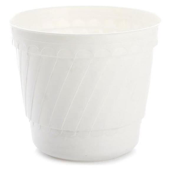 Uniplastex Flowerpot Barok UDB18, plastic, Ø 18 cm, white (18 x 15 cm) (60481195)