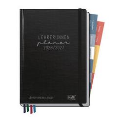 Häfft-Verlag GmbH Häfft Verlag Lehrerkalender Black Edition August 2026 - Juli 2027 schwarz, 1 St. (A5+, 1 Woche / 2 Seiten) (11180-9)