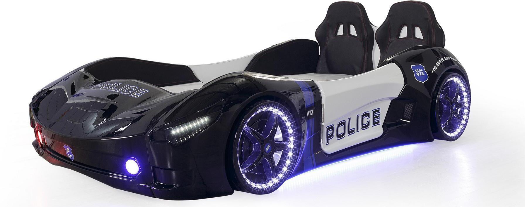 Rennwagen Auto Bett Matratze Kinderbett Autobett Kinderzimmer Möbel
