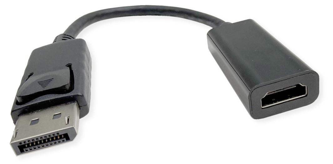 ROLINE 8K DisplayPort naar HDMI actieve adapter, DP man naar HDMI vrouw