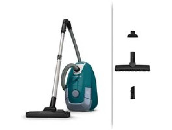 ROWENTA Aspirateur avec sac Moteur basse consommation Capacité 4 5 L Nombreux accessoires Power XXL Parquet Bleu/gris RO3143EA