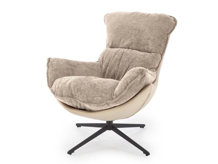 Fauteuil confort pivotant 360° beige