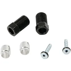 Quaxar Anschluss-Kit Scheibenbremse schwarz/silber