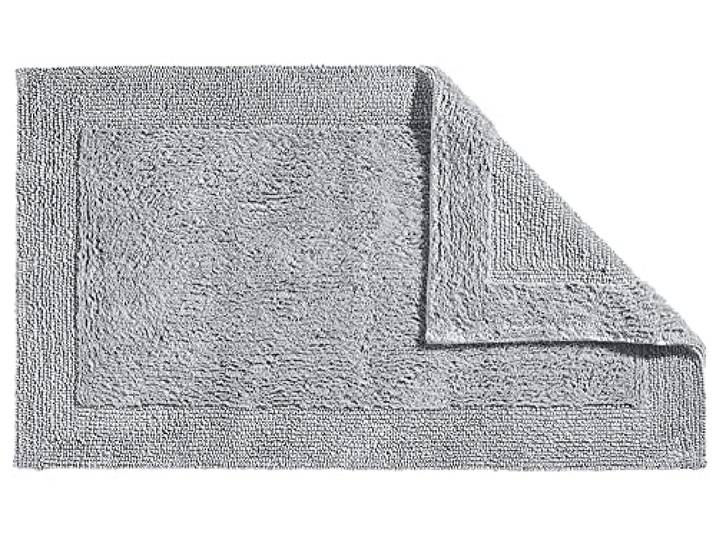 Erwin Müller Badematte, Badteppich Uni Serie Stuttgart hellgrau Größe 80x150 cm - extra dick, hohe Saugfähigkeit, 100% Baumwolle