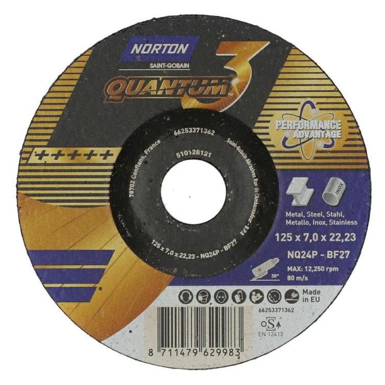 Norton Clipper Schleifscheibe SAINT-GOBAIN Nor-Quantum3 NQ24P-BF27 (66253371362)