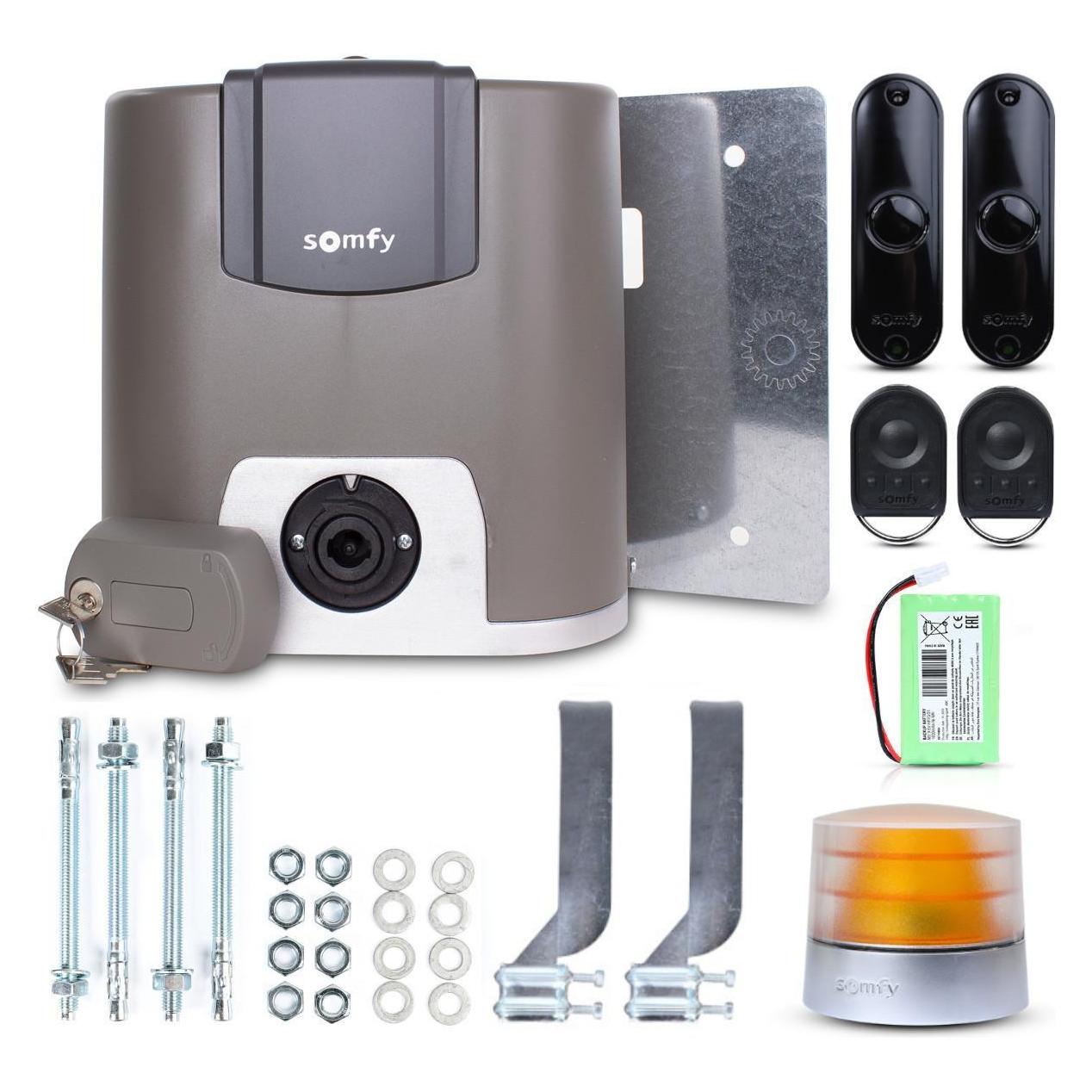 somfy Zestaw Elixo 3S+ IO Comfort Pack do 600kg bram przesuwnych (1246488)
