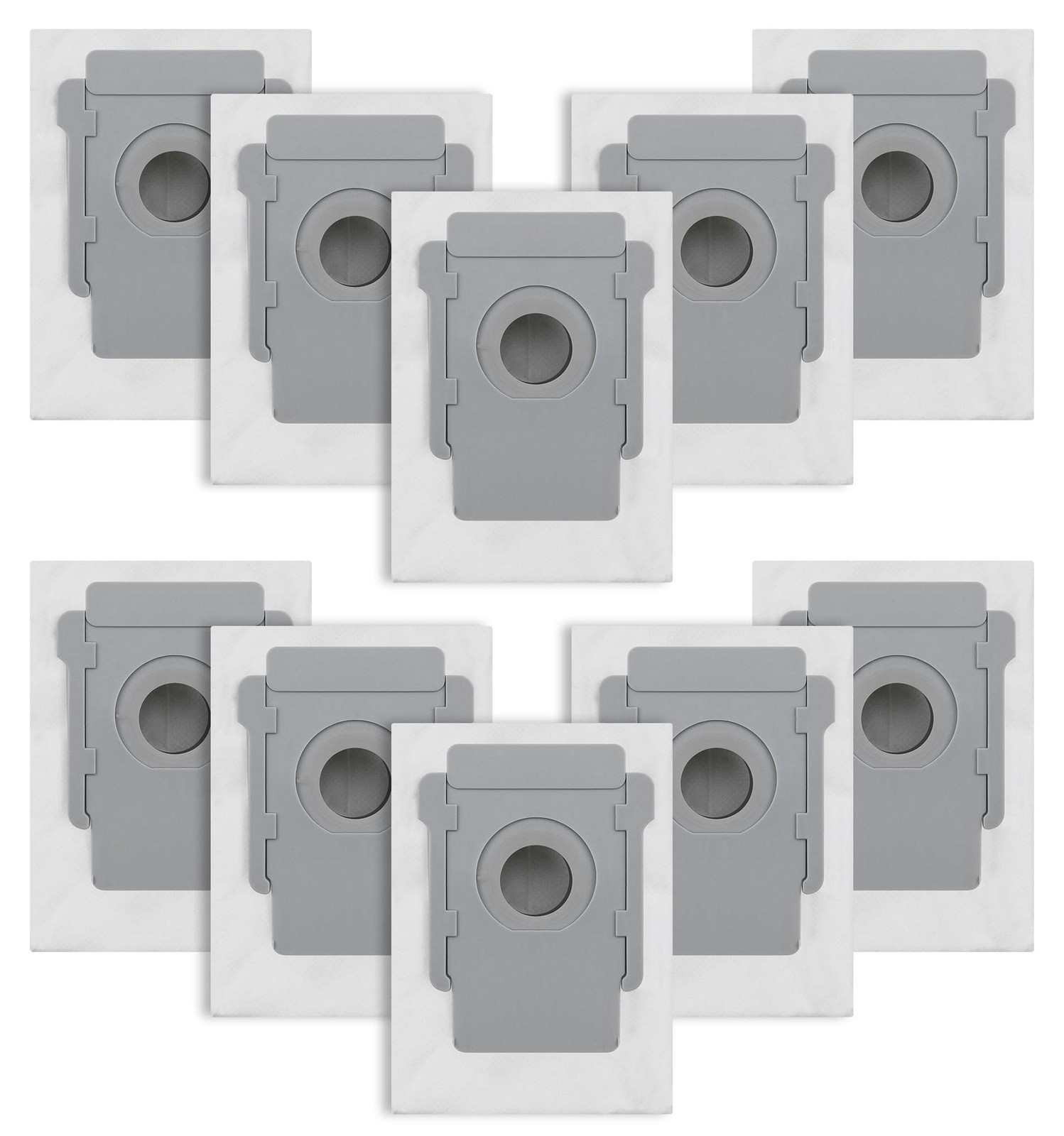 10 papieren stofzuigzakken geschikt voor iRobot Roomba i7, i3, j7, s9, E5, E6, E7 van Dripio