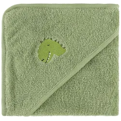 Trixie Baby, Babybadetuch, Kapuzenbadetuch Dino Aura 75x75cm (75 x 75 cm)
