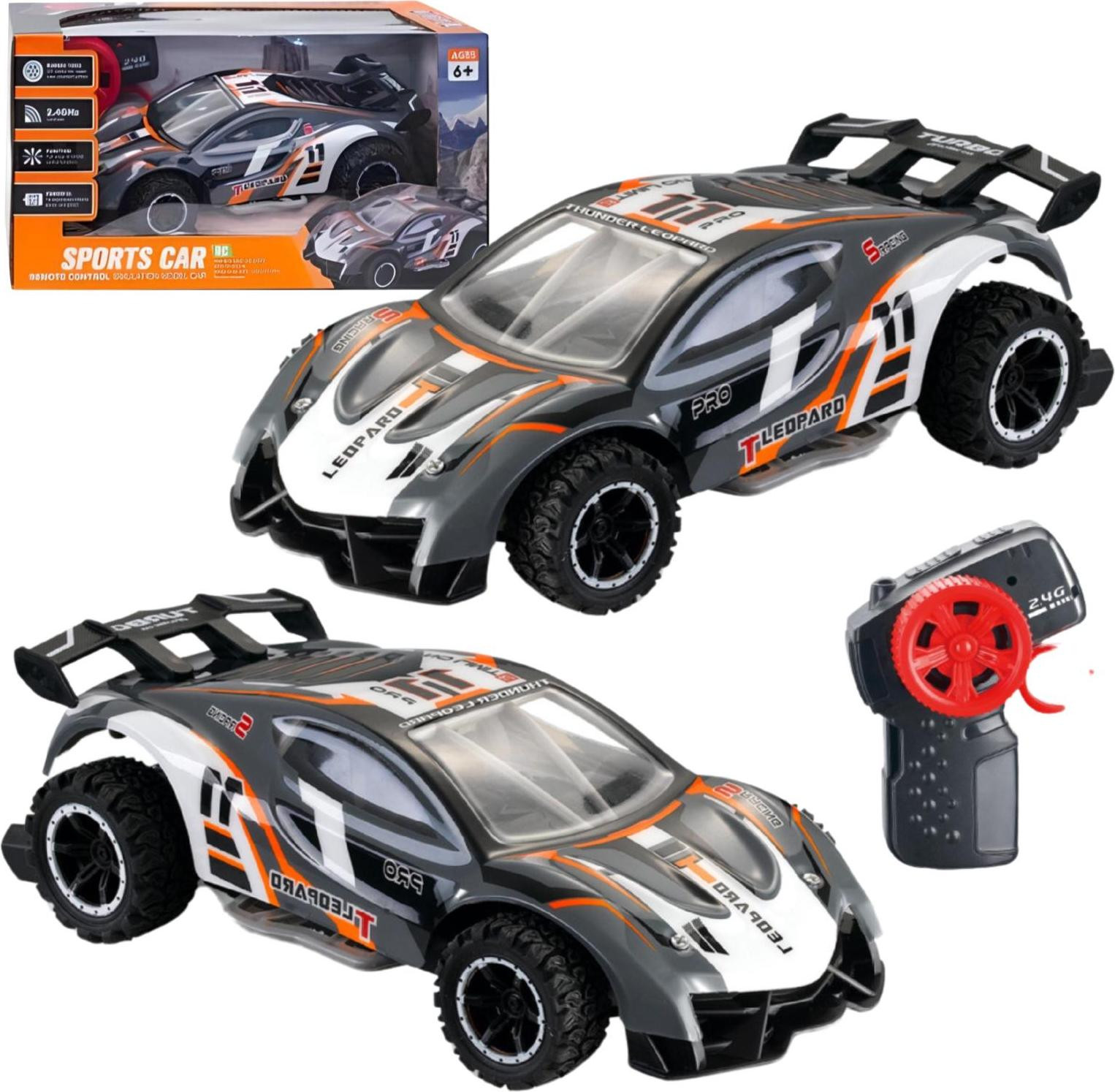 MAKSIK IMPORT Sportwagen RC-auto met afstandsbediening en accu