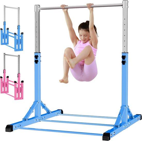 Famanu Gymnastikbar höhenverstellbar - Faltbares Turngerät für Kinder