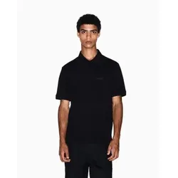 A|X Armani Exchange für Herren. XM001286AF10366UC001 Reguläres Poloshirt schwarz (L), Baumwolle, Kurzarm