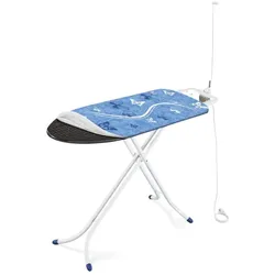 Leifheit Bügeltisch Air Board M Compact Plus, Bügelbrett, Blau, Weiss