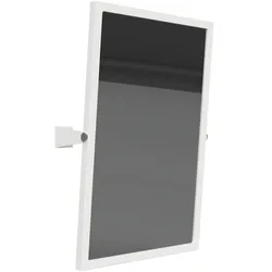 Brillantbad BELP Kippspiegel Stahl Weiß 400x600x120 mm für Bad & WC >> zum Bohren