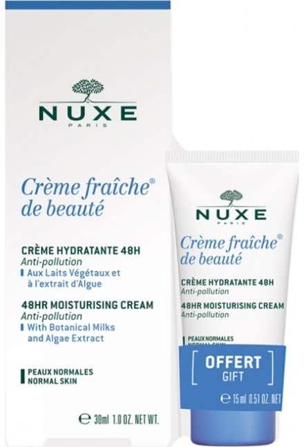 Nuxe Crème Fraîche de Beauté Crema Rica Hidratante 48h 30 ml+15 ml