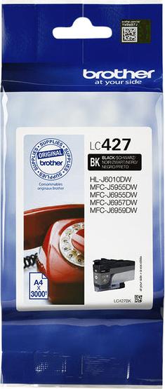 Brother - Tintenpatrone LC-427BK schwarz | 5 Stück