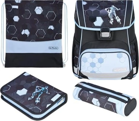 Herlitz Schulranzen Loop Plus Cyber Soccer