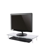 Neomounts Aufstellung für Monitor Glas durchsichtig (NSMONITOR10)