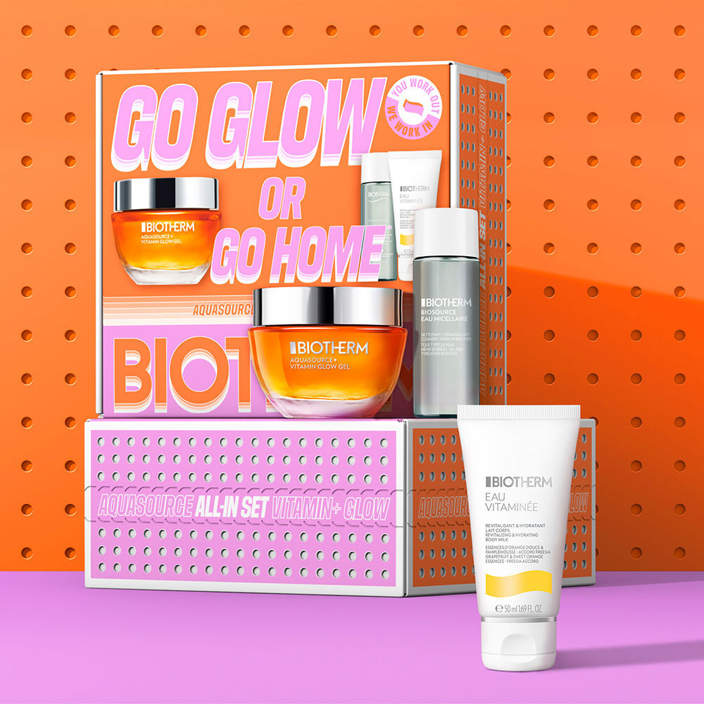 Biotherm Étui Aquasource Vitamin Glow, lot de 3 pièces
