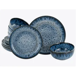 CreaTable, Geschirrset, Allround Magic Blue (12 Stk.)