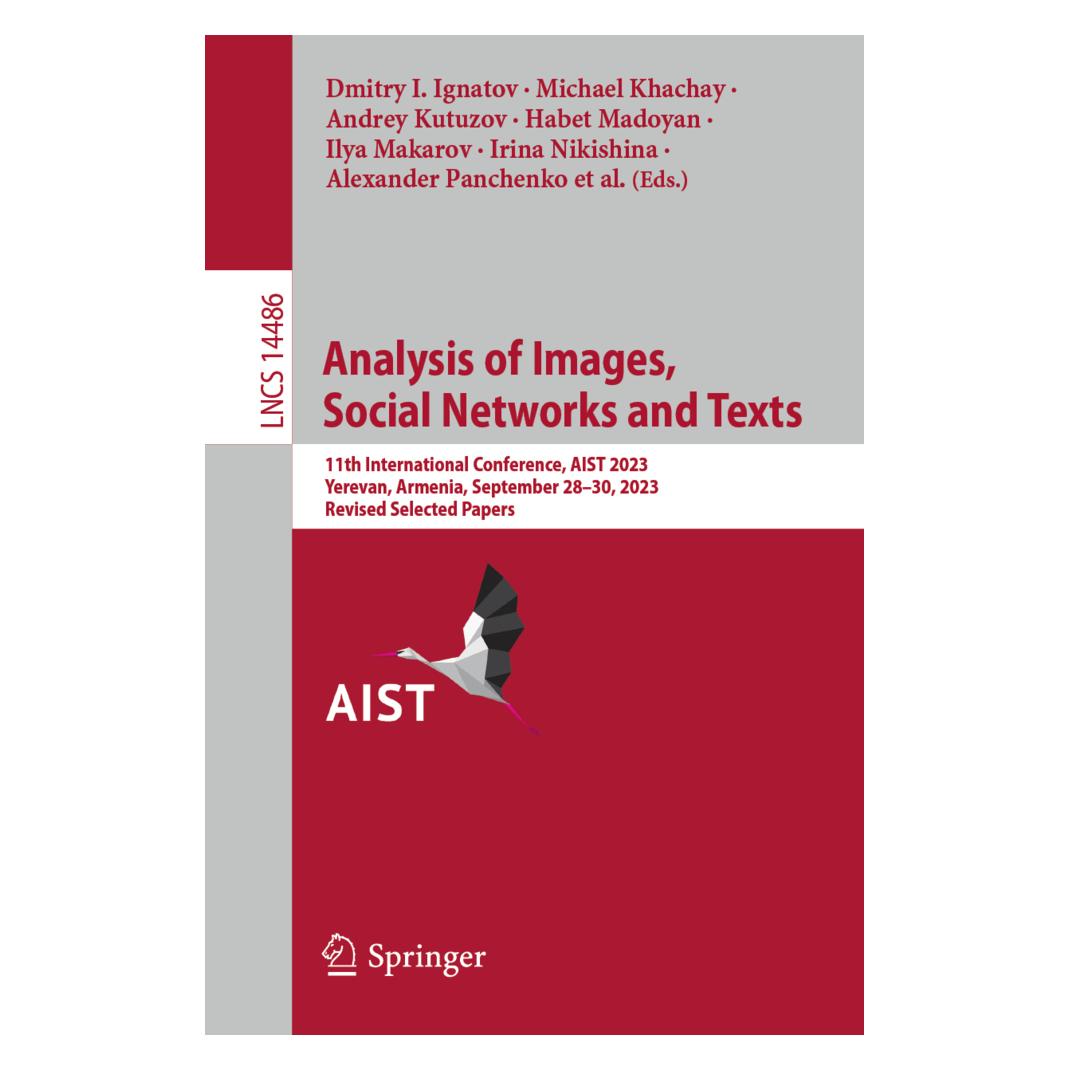 Springer Analysis of Images, Social Networks and Texts (Englisch, Softcover) (57008656)