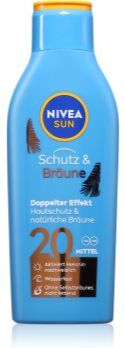 Nivea SUN Protect & Bronze leite solar intensivo SPF 20 200 ml. SUN Protect & Bronze