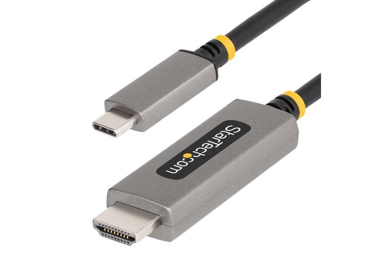 StarTech.com Câble Adaptateur USB-C vers HDMI de 2m, 8K 60Hz/4K 144Hz, HDR10 - Cordon USB Type-C vers HDMI 2.1 - Compatible USB-C DP Alt Mode/USB4/Thu
