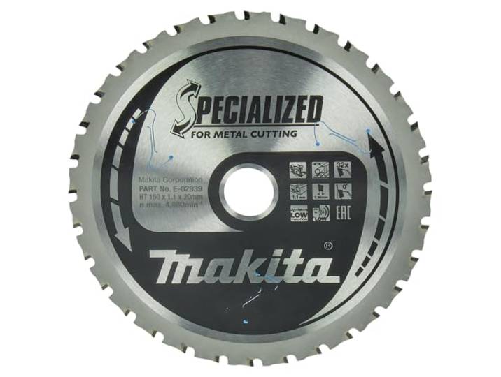 Makita E-02939 Lama Sega Circolare T.C.T. Efficut 150x20mm 32T Metallo
