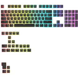 Glorious Aura V3 Keycaps, ANSI Layout (US), PBT, Doubleshot - Schwarz, Keycaps, Schwarz