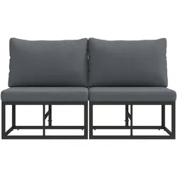 vidaXL, Gartenlounge, Fataras (2x Mittels­ofa)