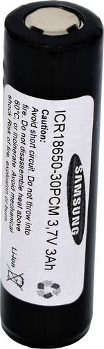 Samsung ICR18650-30B Spezial-Akku 18650 Li-Ion 3.7V 3000 mAh 1St.
