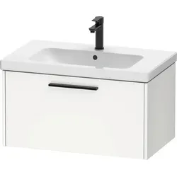 Duravit Waschtischunterschrank Wandhängend „D-Code“ 78,4 × 40 × 46 cm in Beton Matt