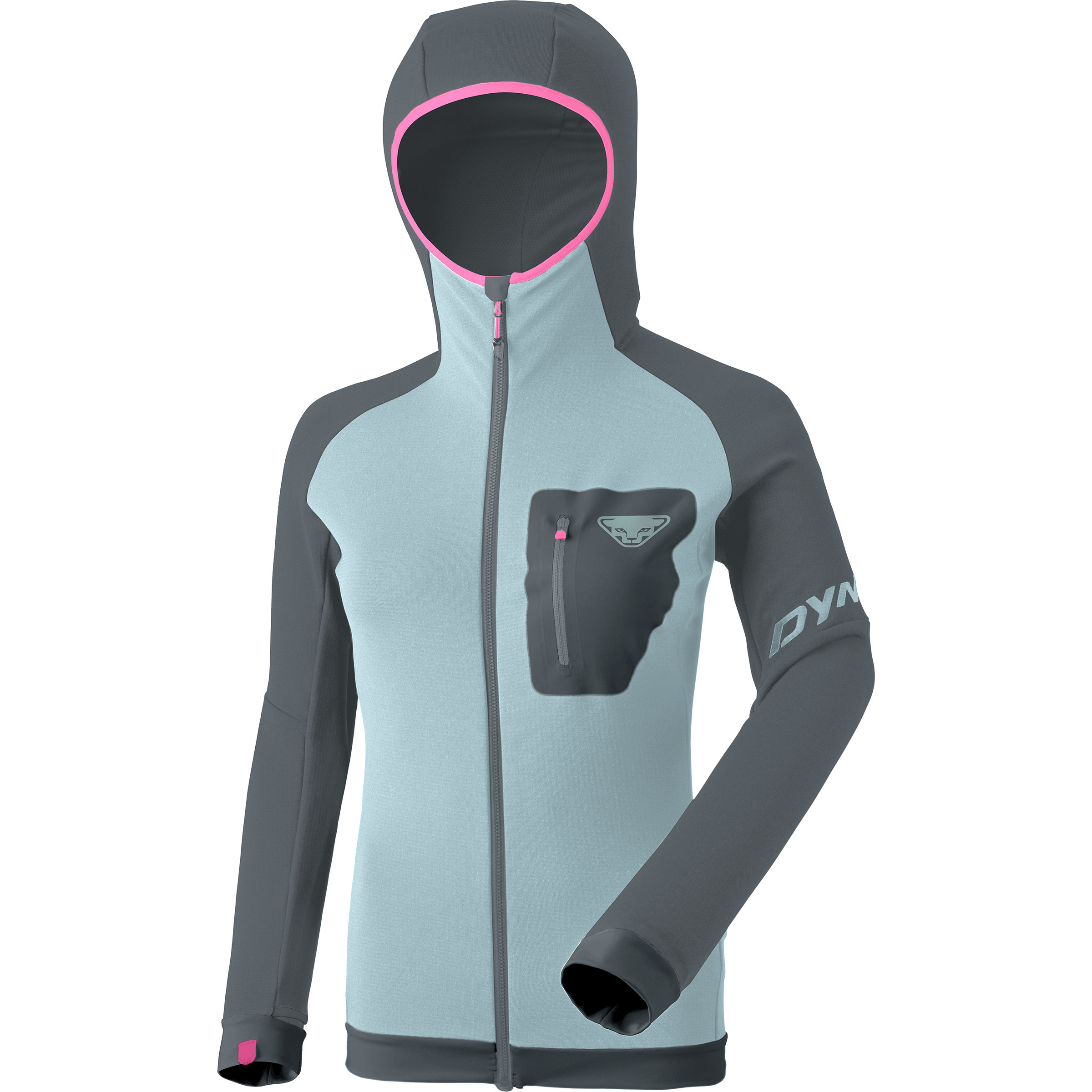 Dynafit Radical PTC Damen Fleecejacke blau Größe L Trekking Widerstandsfähig Wasserabweisend