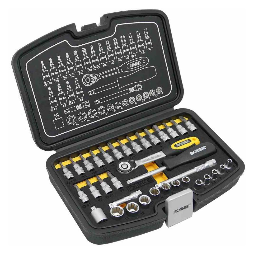 Ironside Profi Steckschlüssel-Set 35-tlg. 6,35 mm (1/4") Flank Drive (102675)