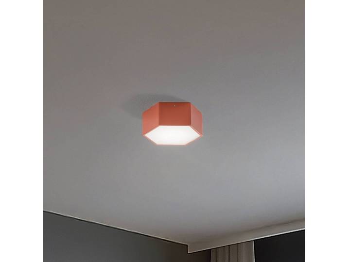 LED Deckenleuchte Libre Argon, terracotta, für Wohn- / Esszimmer, Metall