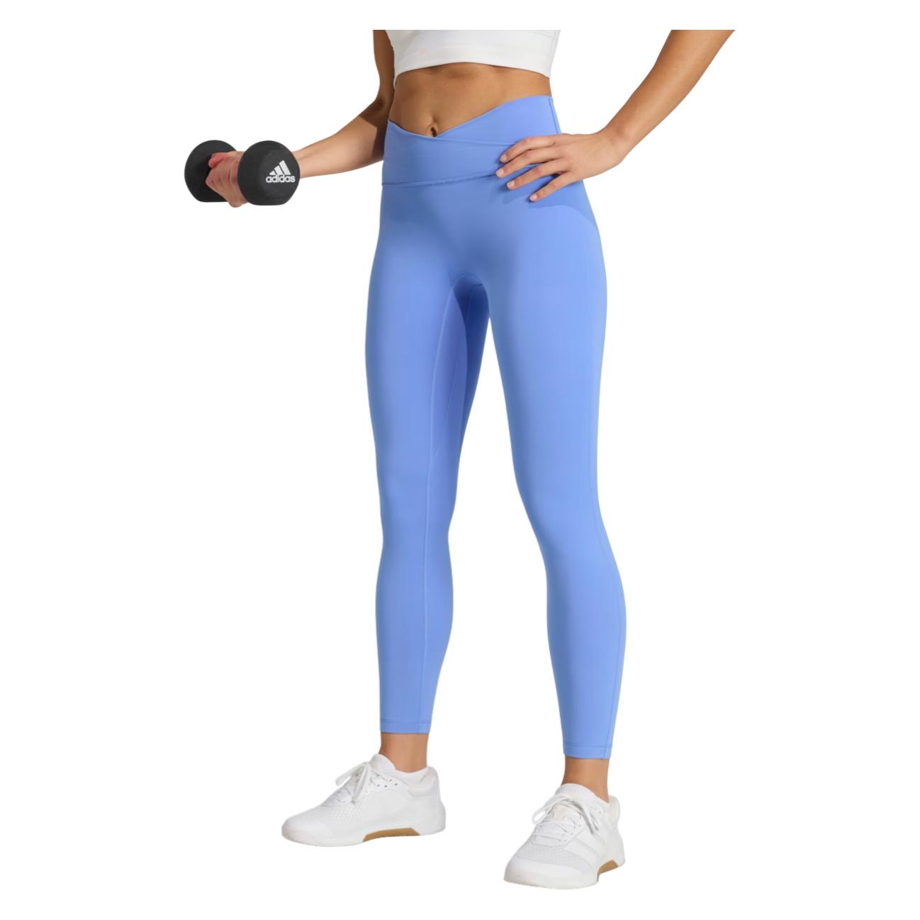 Adidas 3 Stripes Studio "All Me" 7/8-Leggings mit gekreuzten Beinen für Damen (XL) (ADIHZ0871_000)