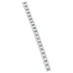 Legrand 038152 Kennzeichnungssystem CAB3 0,5-1,5qmm Ziffern:41-60