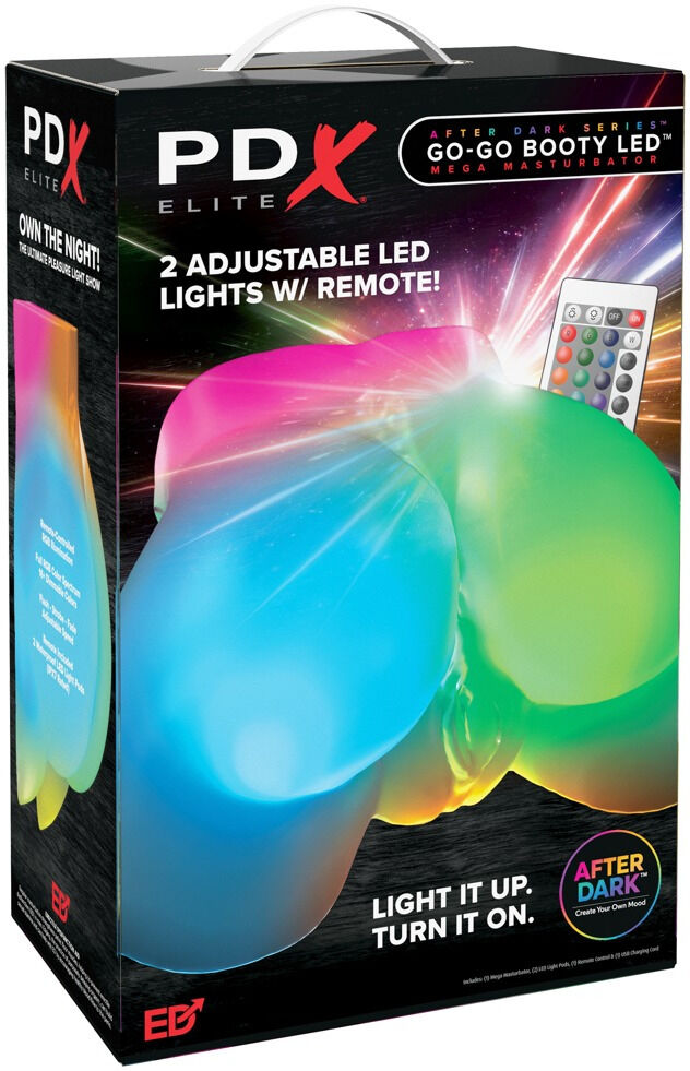 Elitegroup Masturbateur réaliste Go-Go Booty LED avec effets lumineux