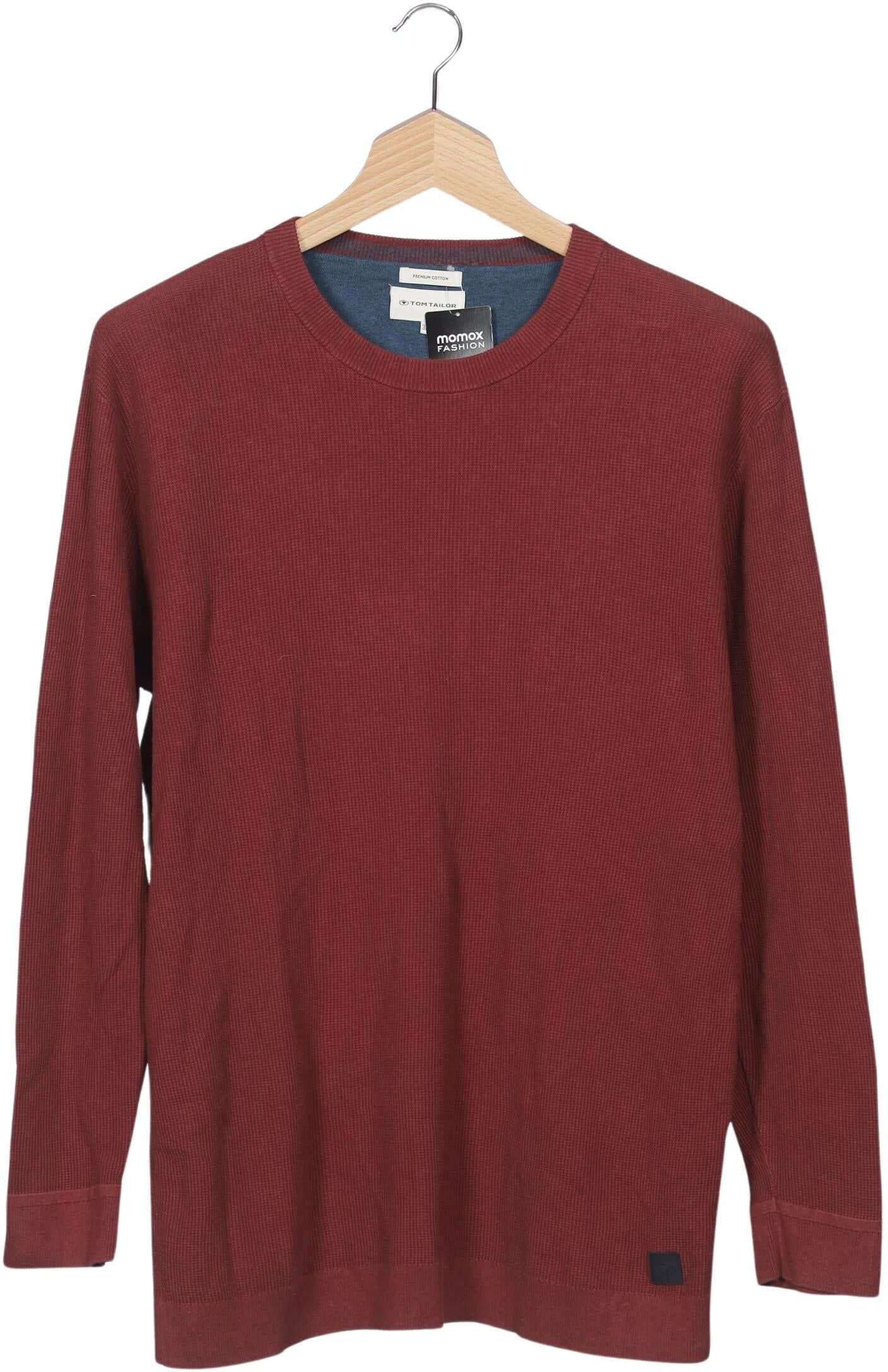 Tom Tailor Herren Pullover, Rot, Gr. 3Xl, Baumwolle - Second Hand