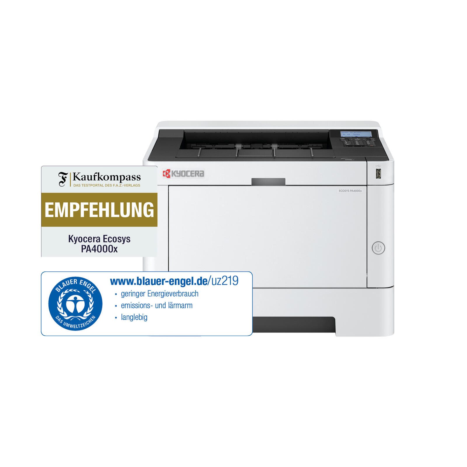 KYOCERA ECOSYS PA4000x Laserdrucker s/w 110C153NL0