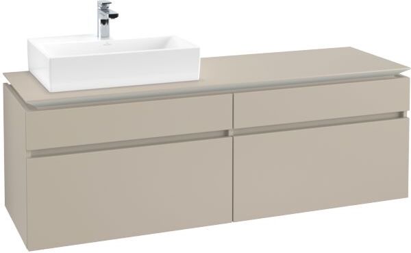 Villeroy und Boch Villeroy & Boch Legato Waschtischunterschrank B67300VK 160x55x50cm, Soft Grey
