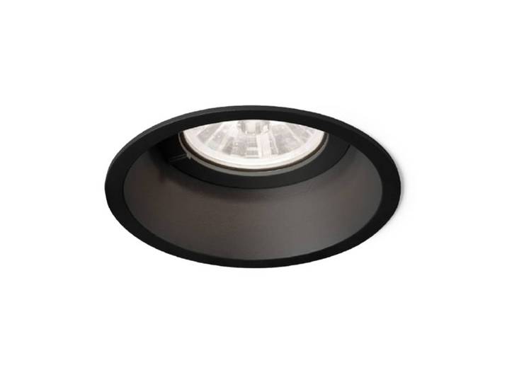 WEVER & DUCRÉ Deep 1.0 LED dimbaar zwart, zwart, Woon-/ Eetkamer, Aluminium, Modern