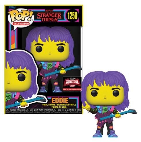 Funko Pop! Stranger Things Eddie met gitaar #1250 Blacklight