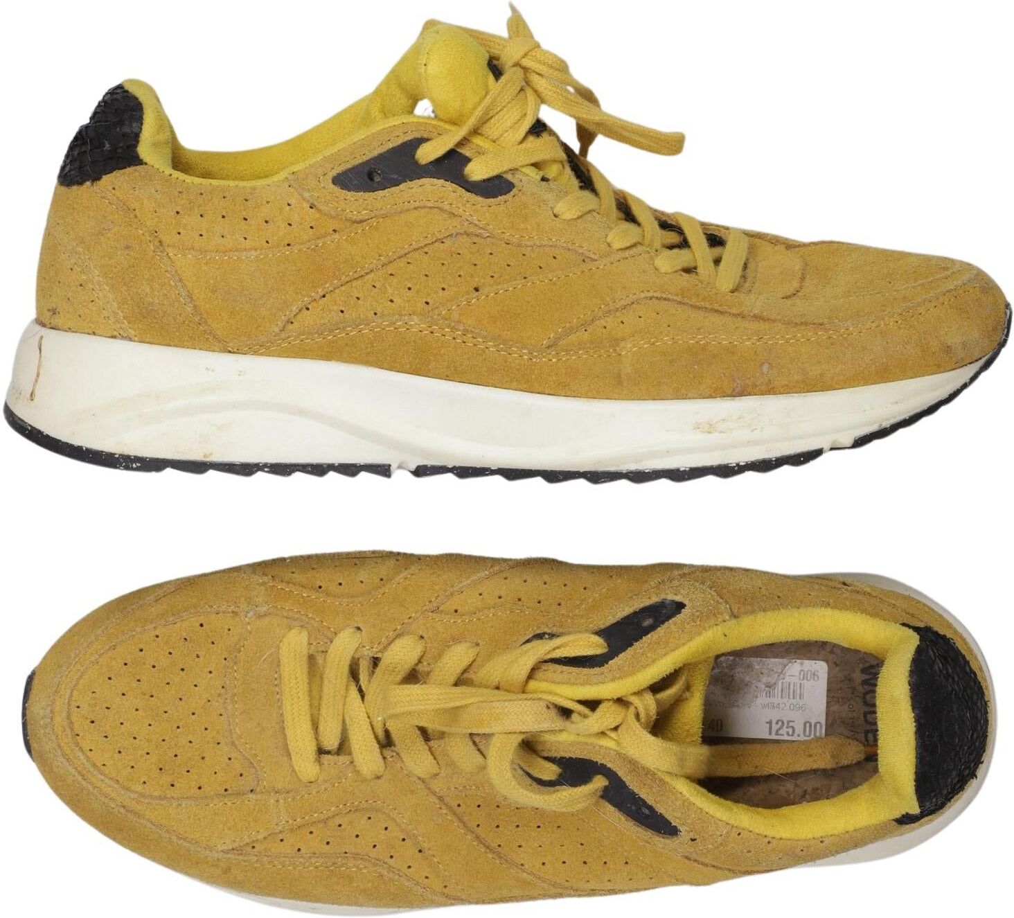 Woden Damen Sneaker, Gelb, Gr. EU 40, kein / Etikett - Second Hand